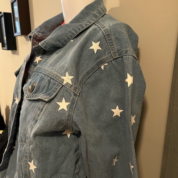 Shein denim jacket with stars - Picture 1 of 4